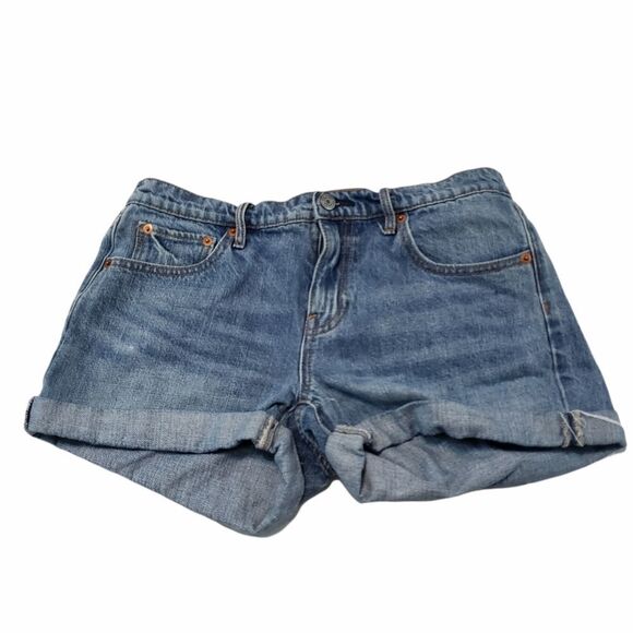 Gap Jean Shorts Size 26 Best Girlfriend Short Denim Cuffed Women's Denim Shorts - Picture 1 of 4